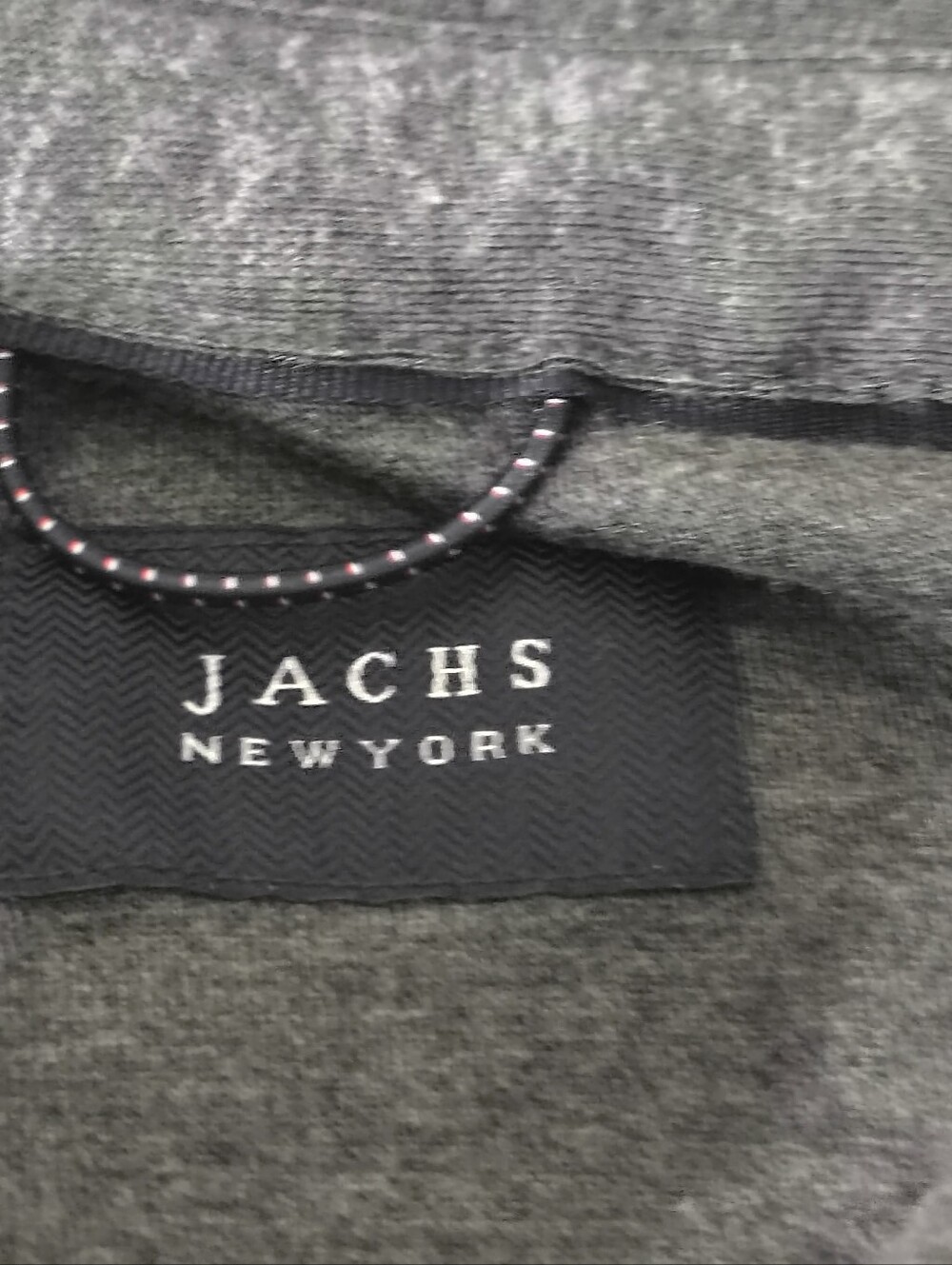 Jachs New York Gray Fleece Polo – Men’s Size Large - Picture 6 of 9